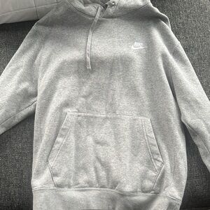 Nike Men's Gray Hoodie